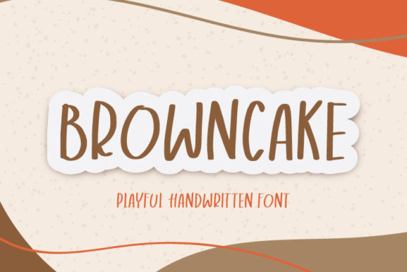 Browncake: A Playful Font for Modern Design