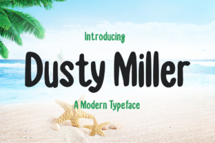 Dusty Miller: A Playful Font for Bold Design