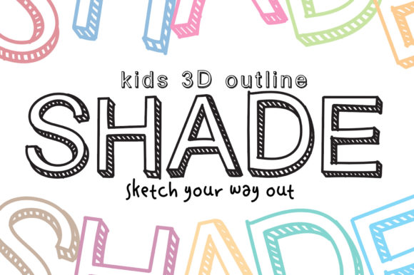 Exploring Kids 3D Outline Shade for Playful Designs