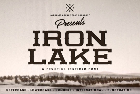 Iron Lake: Bold Typography for Impactful Design
