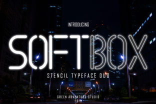 Softbox: A Modern Display Font with a Cool, Futuristic Vibe