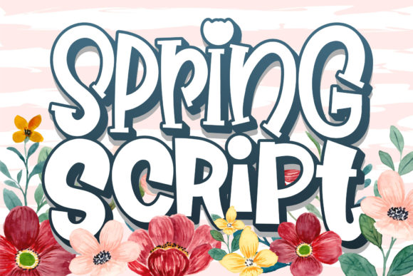 Spring Script: A Playful Font for Vibrant Design