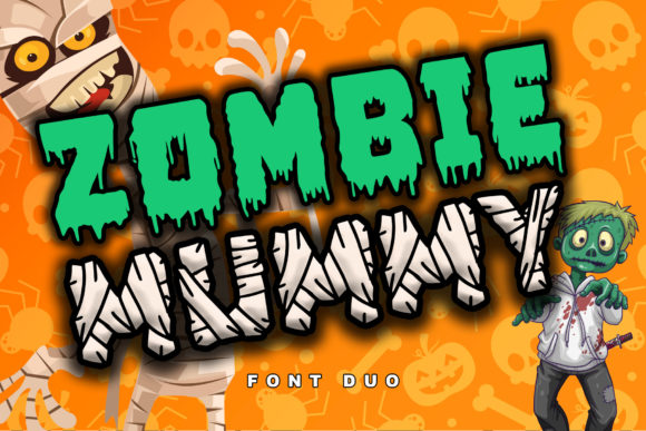 Zombie Mummy: A Playful Font for Creative Projects